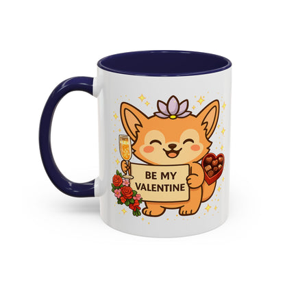 Valentine Coffee Mug  "Be My Valentine" Gift