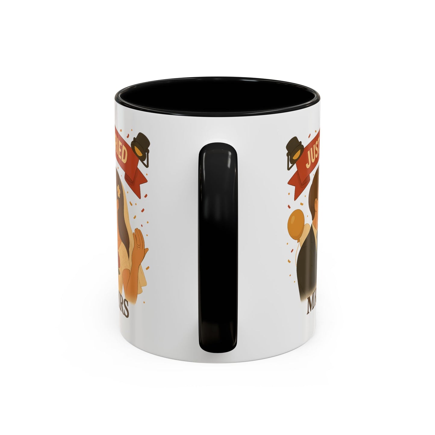 Just Married Coffee Mug | Wedding Gift | Newlywed Coffee Cup | Mr & Mrs Mug | Bride and Groom Drinkware