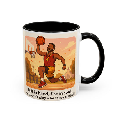 Basketball Motivational Coffee Mug for sport lovers - 11oz & 15oz with Inspirational Quote