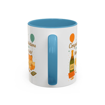 Congratulations New Job, Office Gift, Funny Coffee Cup