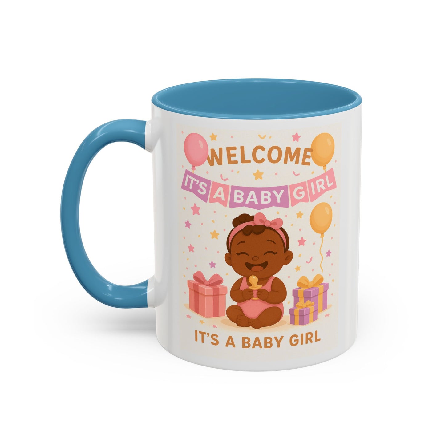 Welcome Baby Girl Coffee Mug | Cute Drinkware, Celebration Mug
