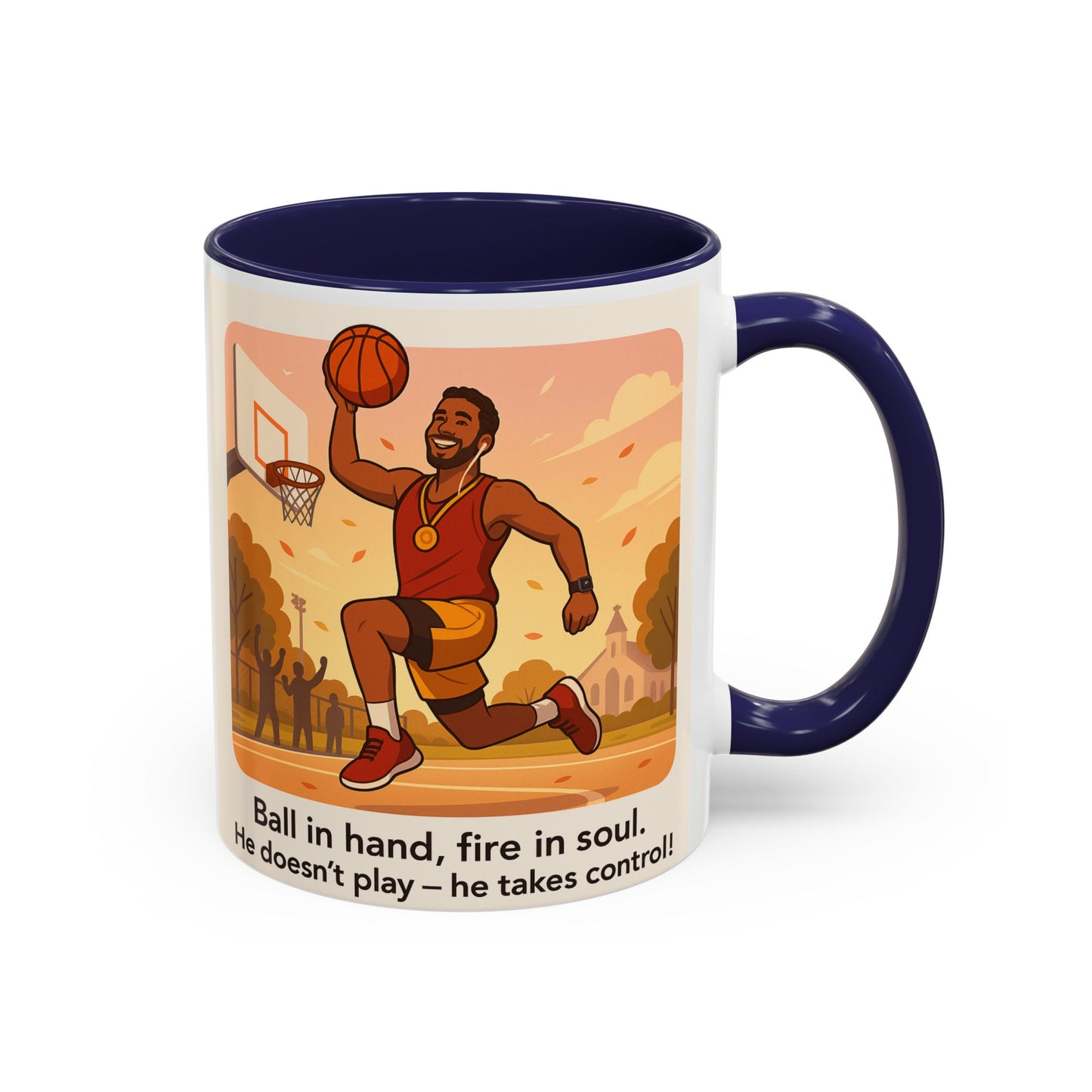 Basketball Motivational Coffee Mug for sport lovers - 11oz & 15oz with Inspirational Quote