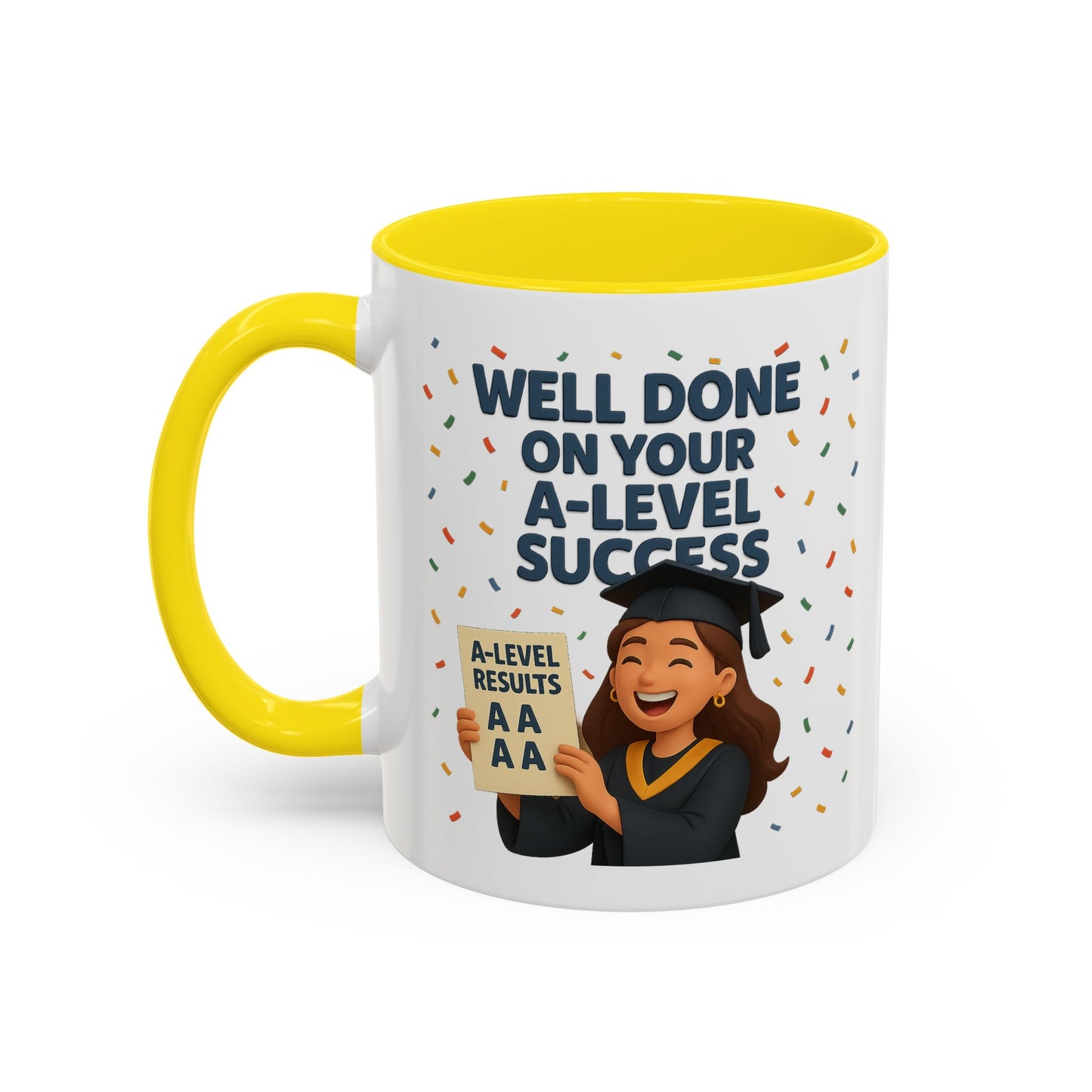 Celebratory Accent Coffee Mug - You Did It! Graduation Cheers