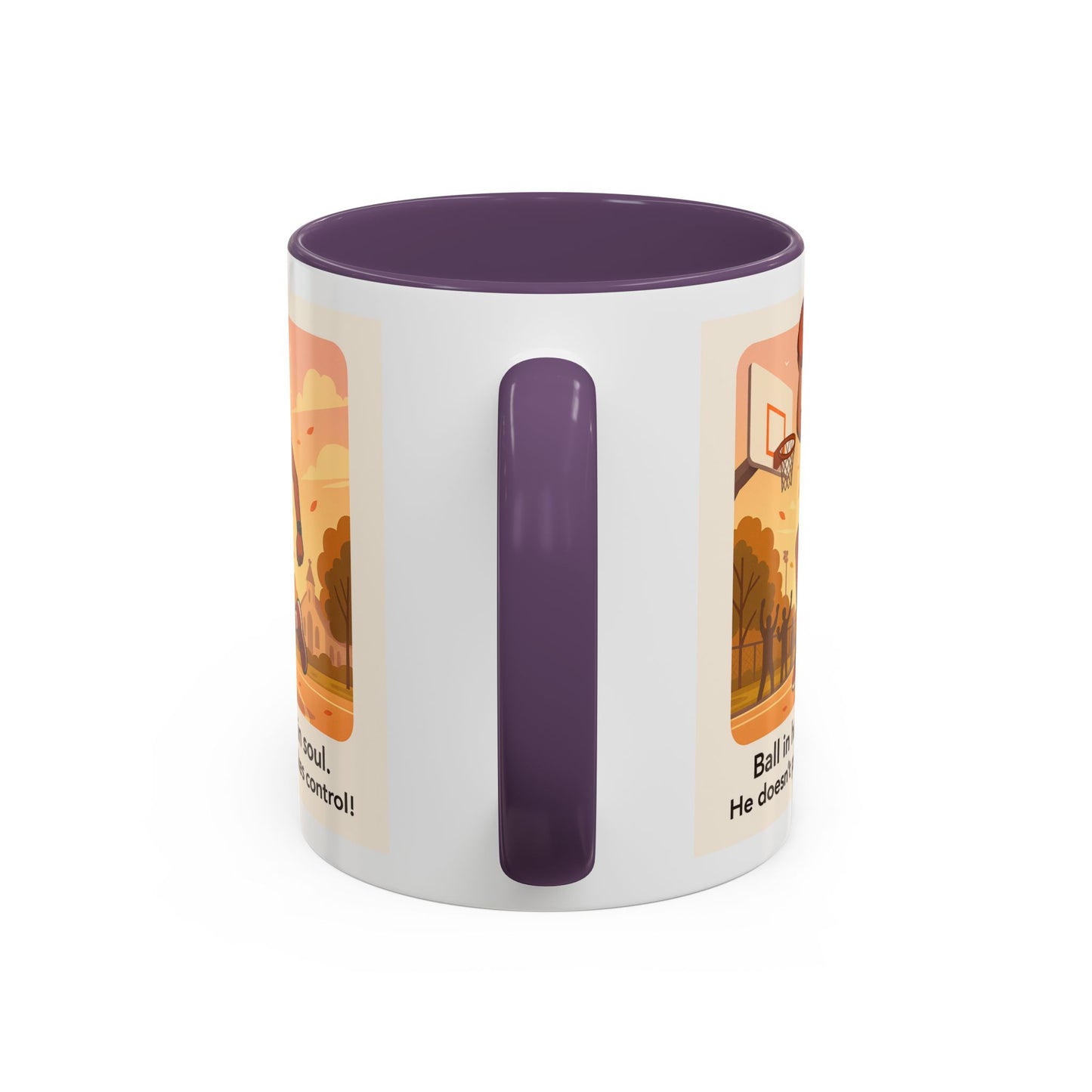 Dynamic Basketball Coffee Mug - Motivational Sports