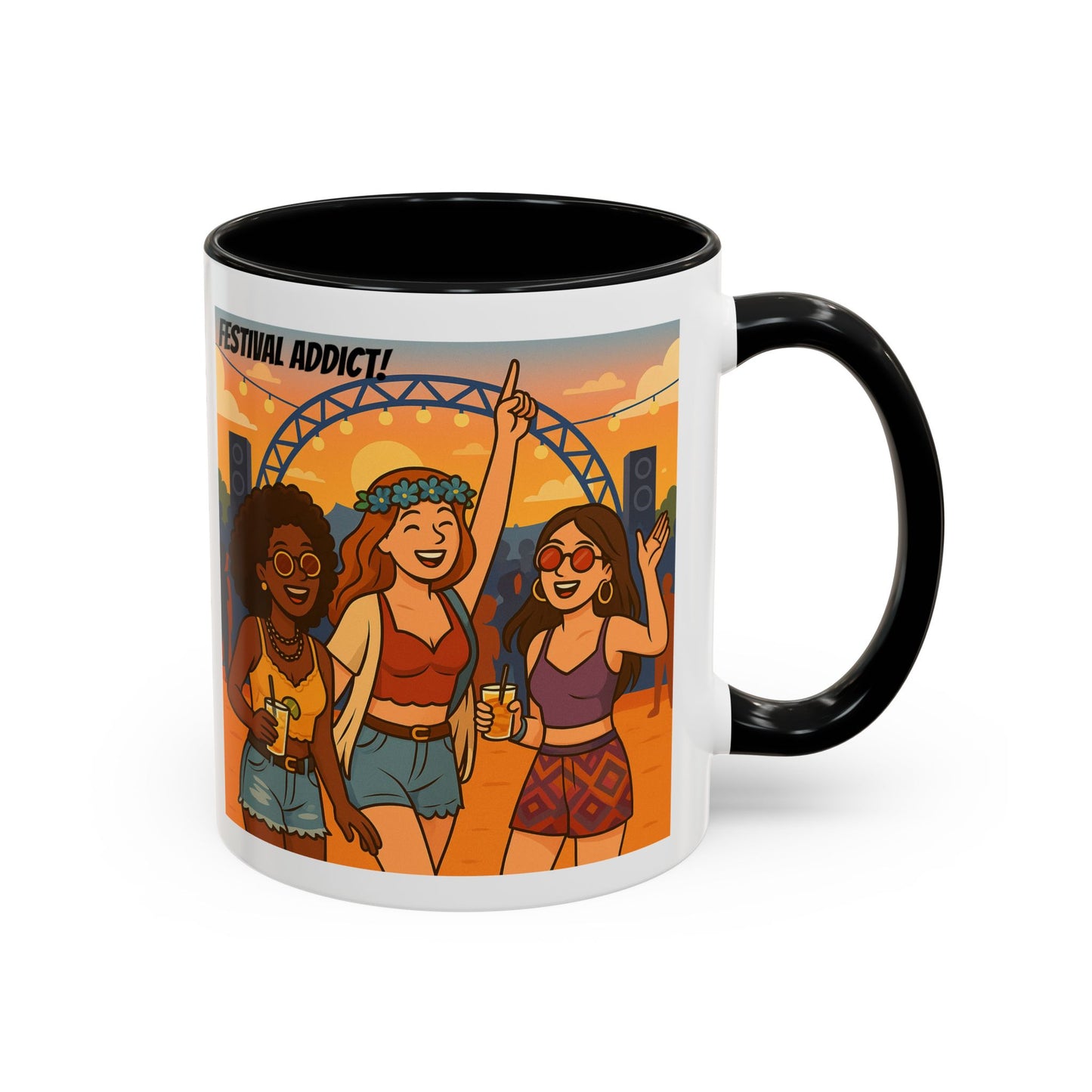 Festival Addict Coffee Mug - Celebrate the Beat in Style!