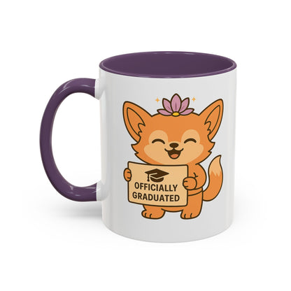Graduation Celebration Coffee Mug - Officially Graduated Design