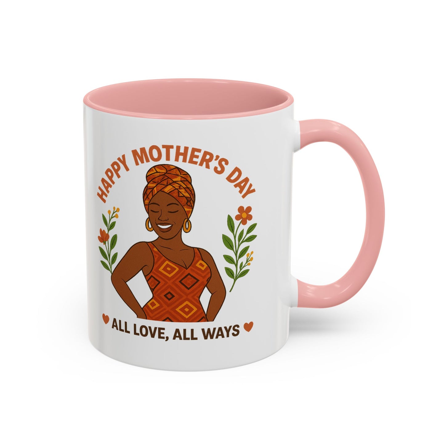 Happy Mother's Day Coffee Mug - Every Queen Deserves Her Day - Afro