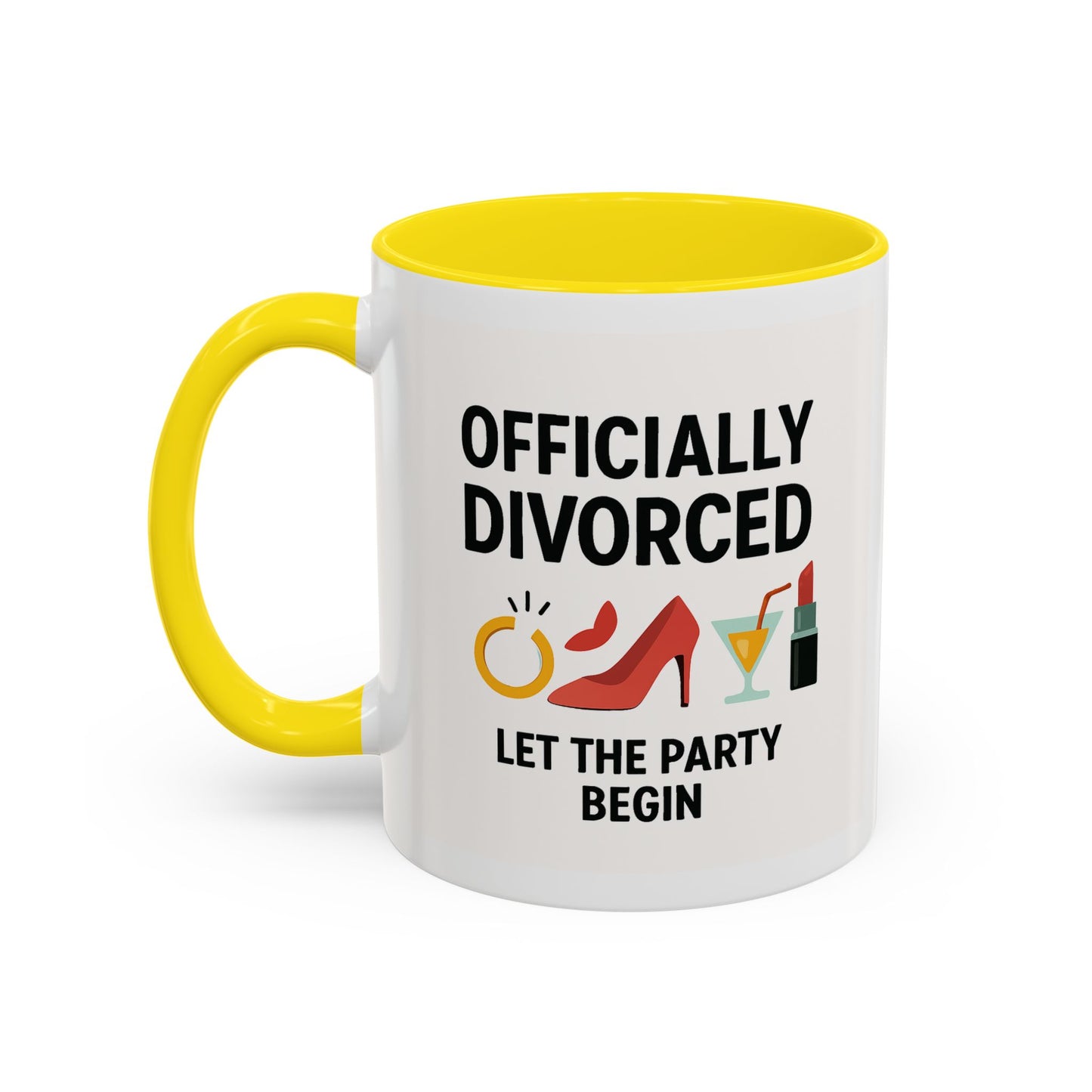 Officially Divorced Coffee Mug - Celebrate Freedom, Divorce Party Mug, Gift for Her, Sassy Humor, New Beginnings