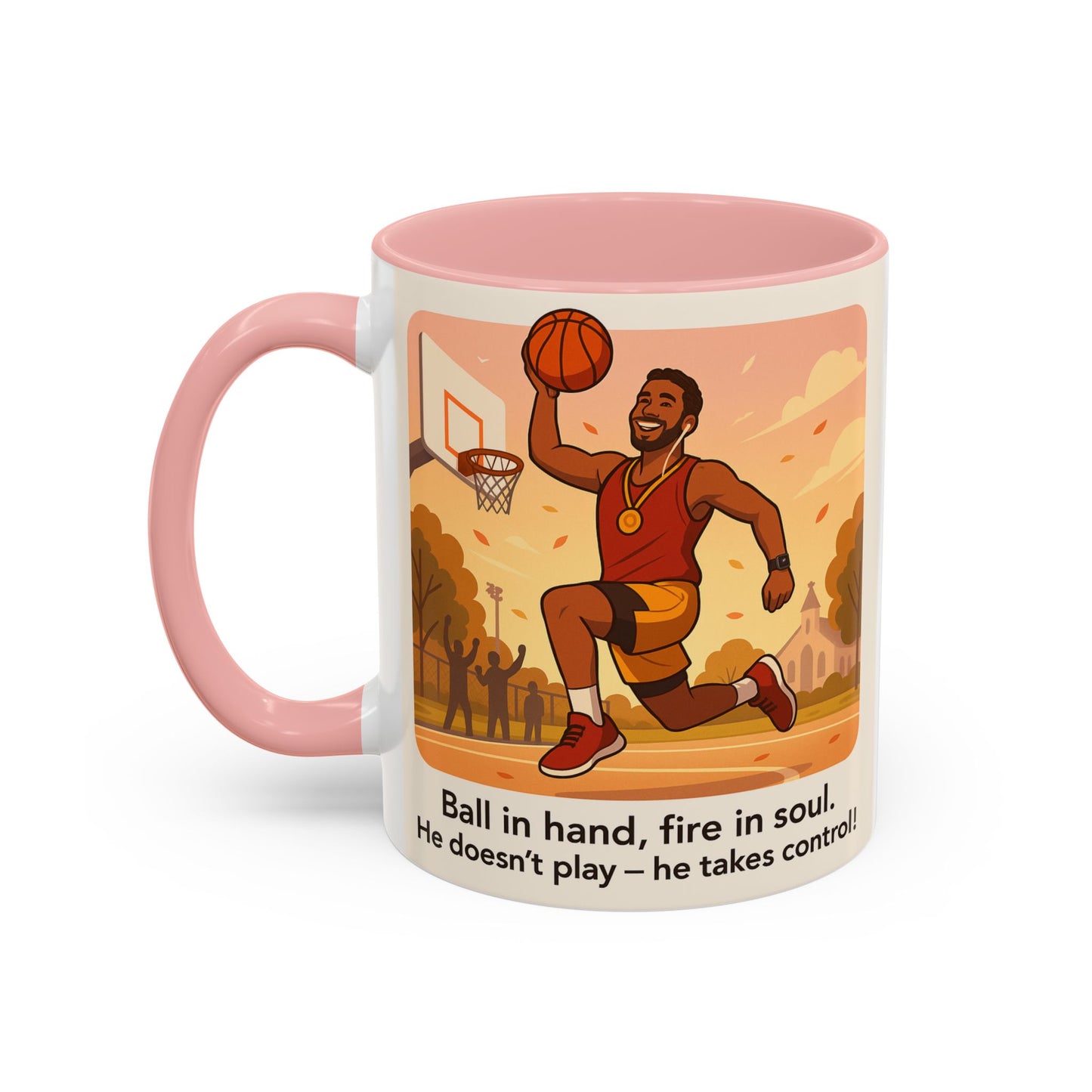 Basketball Motivational Coffee Mug for sport lovers - 11oz & 15oz with Inspirational Quote