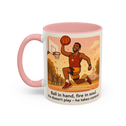 Basketball Motivational Coffee Mug for sport lovers - 11oz & 15oz with Inspirational Quote