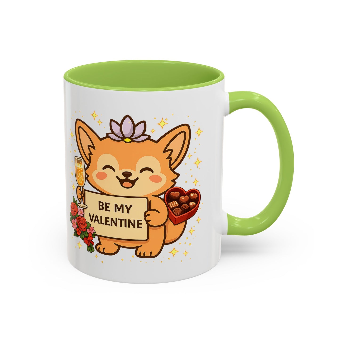 Valentine Coffee Mug  "Be My Valentine" Gift