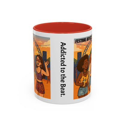 Festival Addict Coffee Mug - Celebrate the Beat in Style!