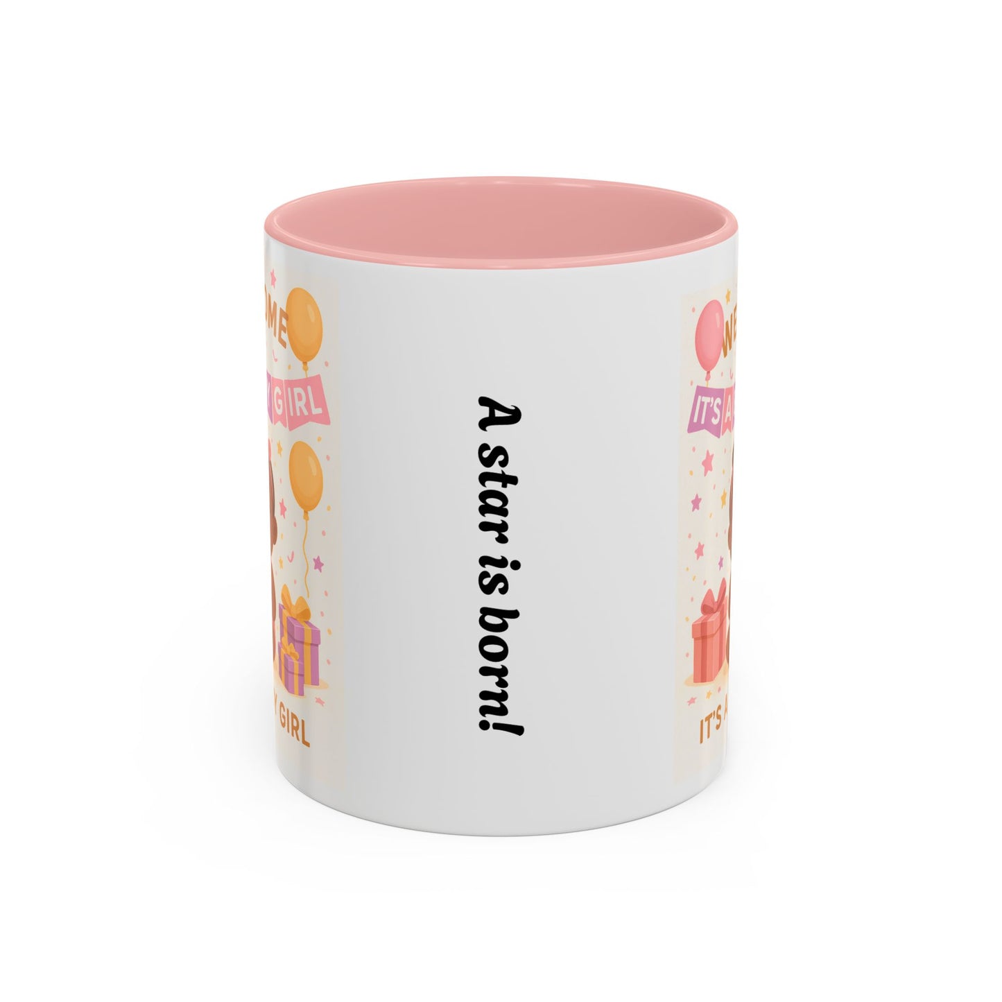 Welcome Baby Girl Coffee Mug | Cute Drinkware, Celebration Mug