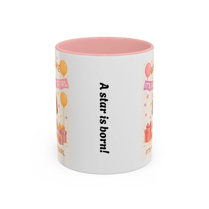 Welcome Baby Girl Coffee Mug | Cute Drinkware, Celebration Mug