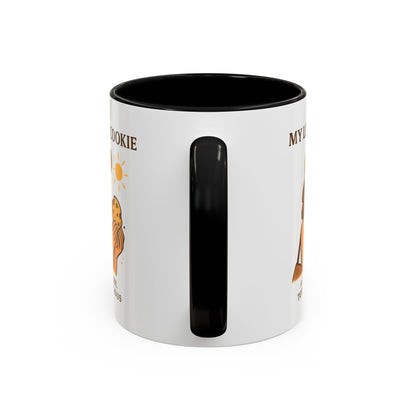 My Life Is a Cookie Accent Coffee Mug - 11oz & 15oz - Fun Gift for Cookie Lovers