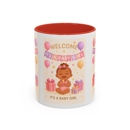 Welcome Baby Girl Coffee Mug – Celebrate with Style