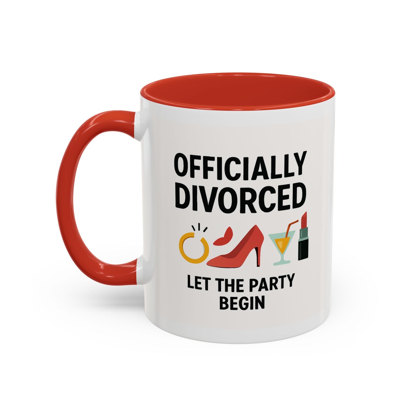 Officially Divorced Coffee Mug - Celebrate Freedom, Divorce Party Mug, Gift for Her, Sassy Humor, New Beginnings