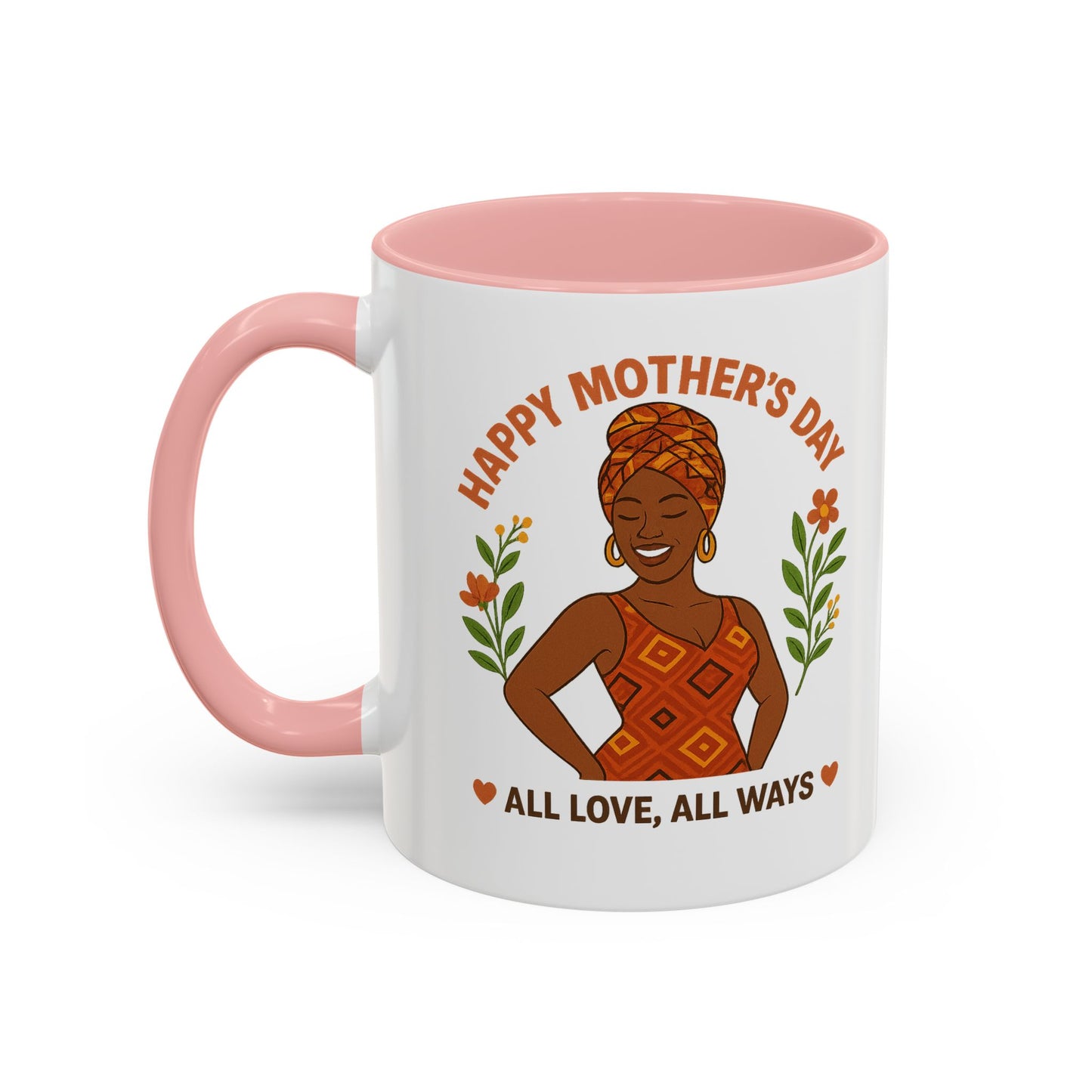 Happy Mother's Day Coffee Mug - Every Queen Deserves Her Day - Afro