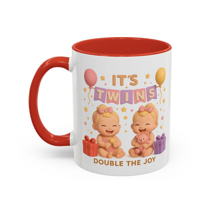 Twins girls - Celebration Coffee Mug - Double the Joy
