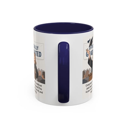 Officially Graduated Coffee Mug - Celebratory Graduation Gift for Grads - Motivational 11oz & 15oz Accent Mug