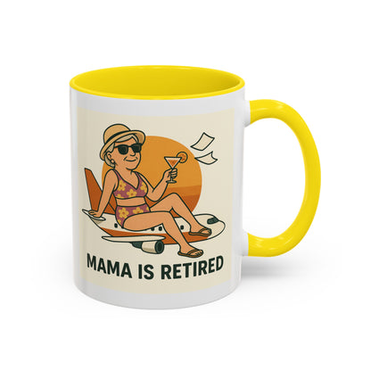 Retirement Celebration Coffee Mug - Mama is Retired