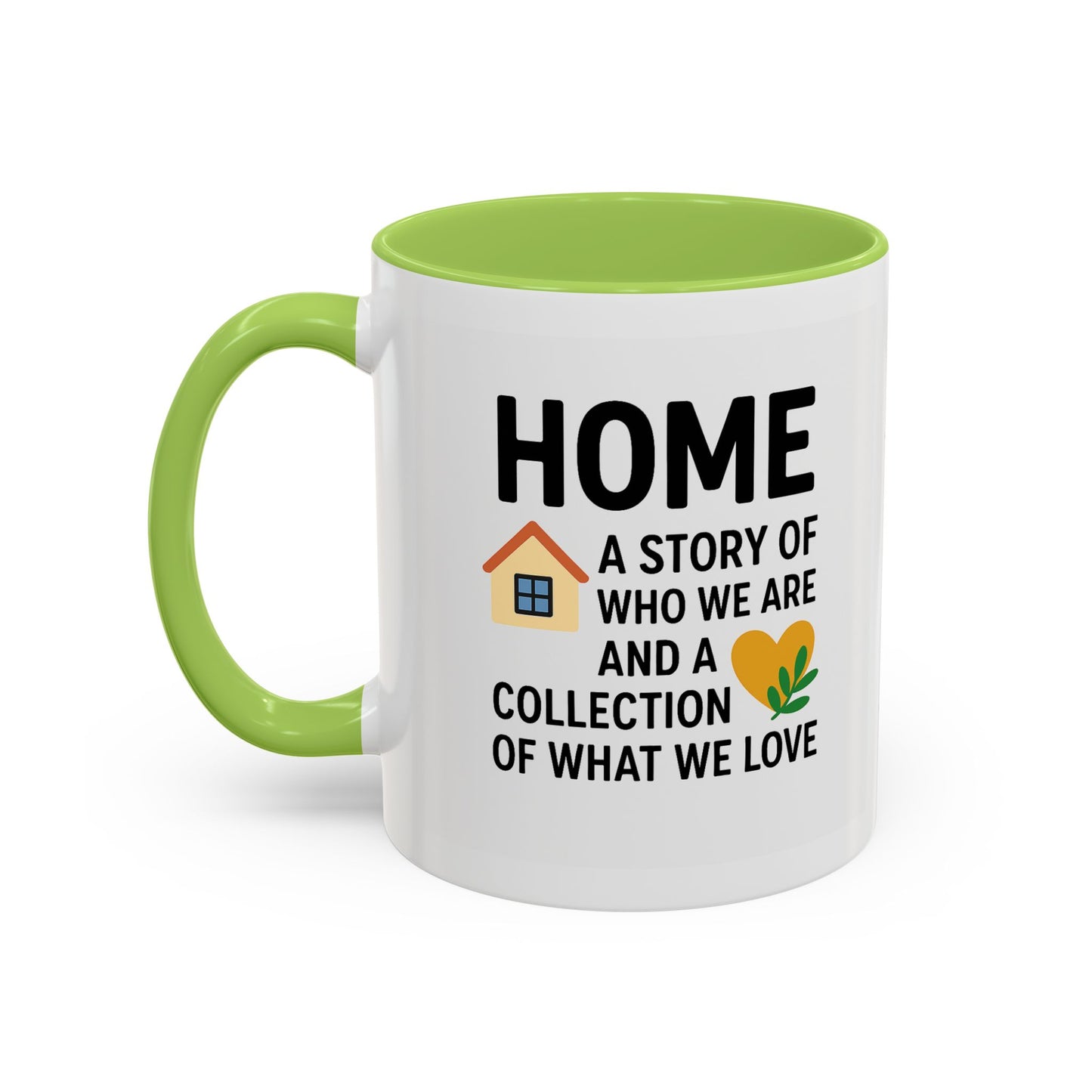 Home Story Accent Coffee Mug | 11 oz & 15 oz | Perfect Gift for New Homeowners
