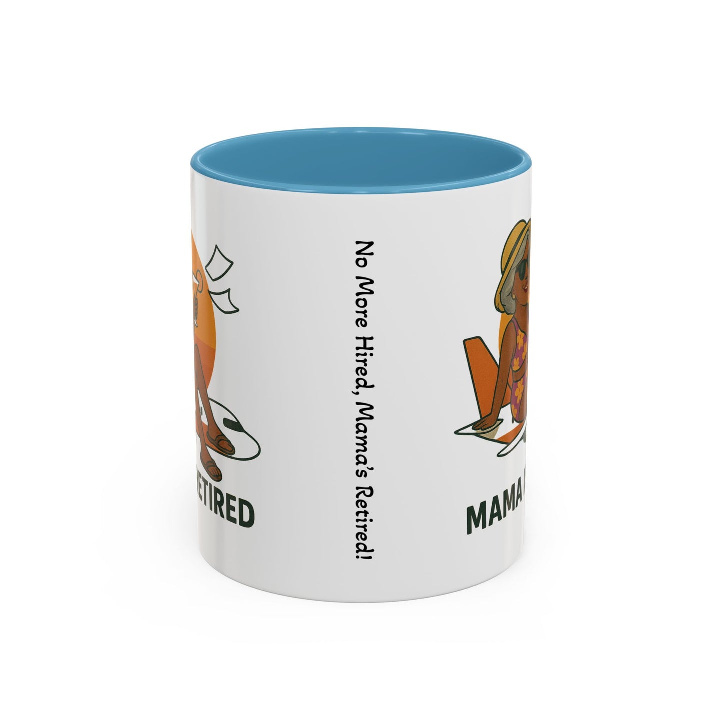 Charming Retired Mama Coffee Mug - Fun Gift for Retirement Celebration