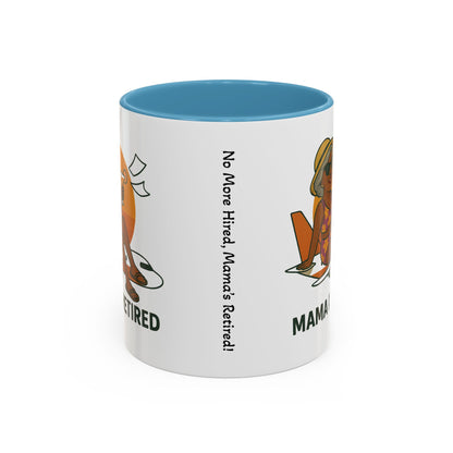 Charming Retired Mama Coffee Mug - Fun Gift for Retirement Celebration