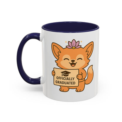 Graduation Celebration Coffee Mug - Officially Graduated Design