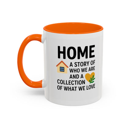 Home Story Accent Coffee Mug | 11 oz & 15 oz | Perfect Gift for New Homeowners