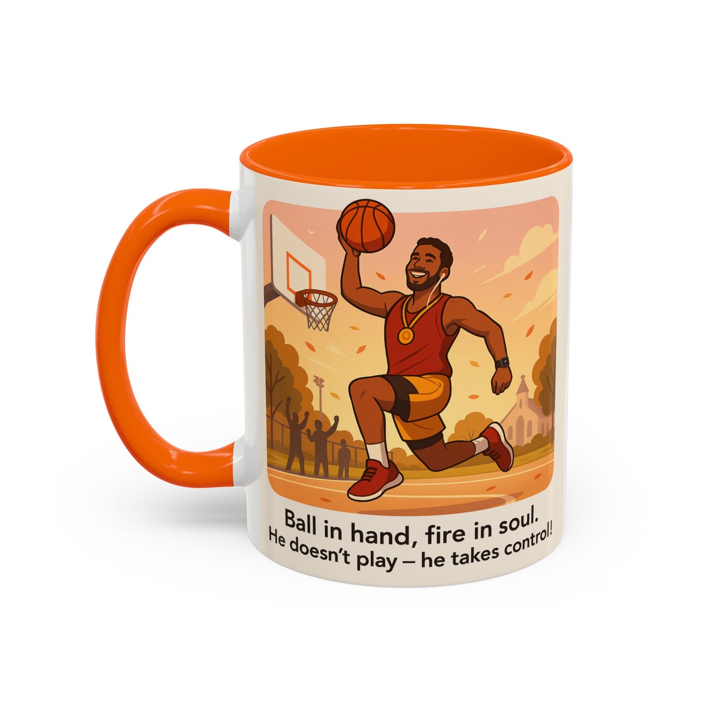 Basketball Motivational Coffee Mug for sport lovers - 11oz & 15oz with Inspirational Quote