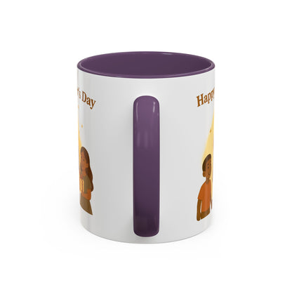 Happy Father's Day Coffee Mug - Celebrate Dad with Joyful Family Design