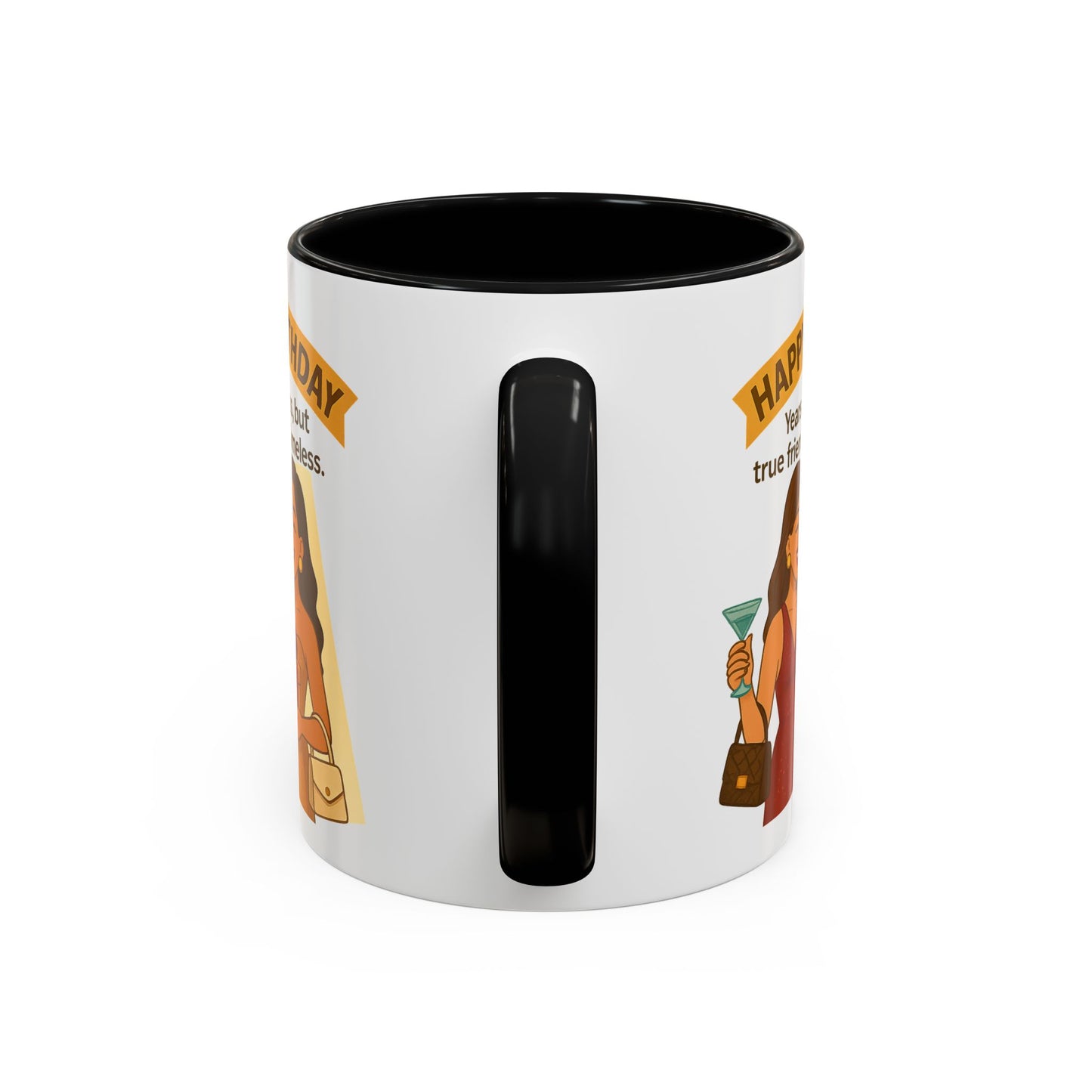 Timeless Birthday Accent Coffee Mug - Perfect Gift for Celebrations