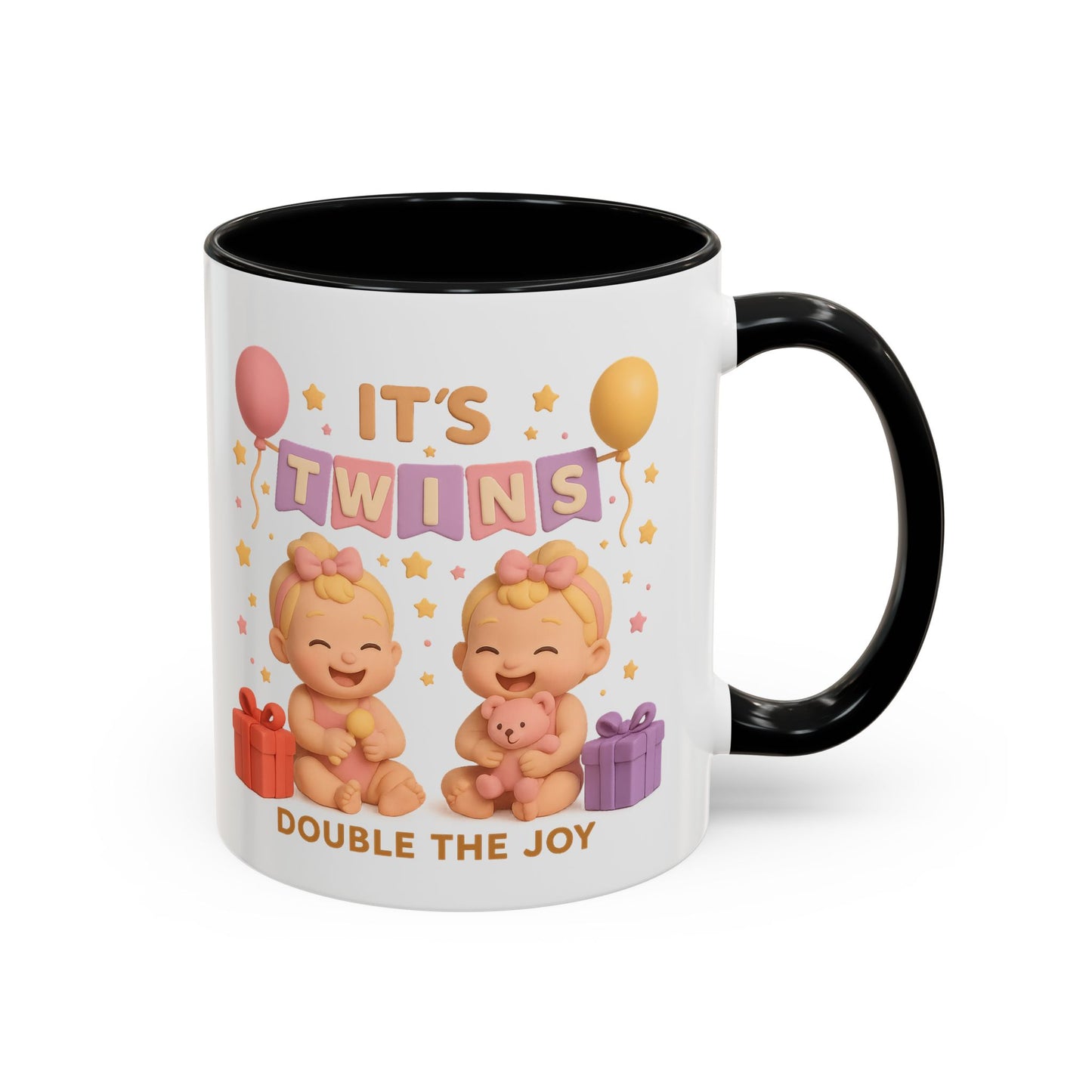 Twins girls - Celebration Coffee Mug - Double the Joy