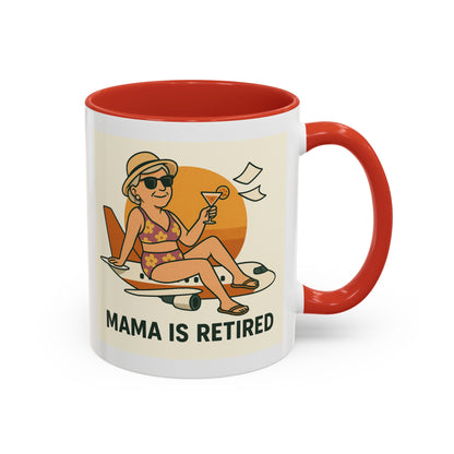 Retirement Celebration Coffee Mug - Mama is Retired