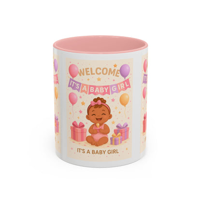 Welcome Baby Girl Coffee Mug – Celebrate with Style