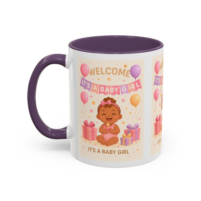 Welcome Baby Girl Coffee Mug – Celebrate with Style