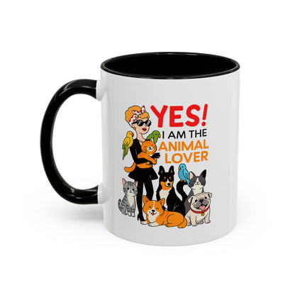 Animal Lover Coffee Mug - Perfect Gift for Pet Owners, Animal Enthusiasts, Dog Lovers, Cat Lovers