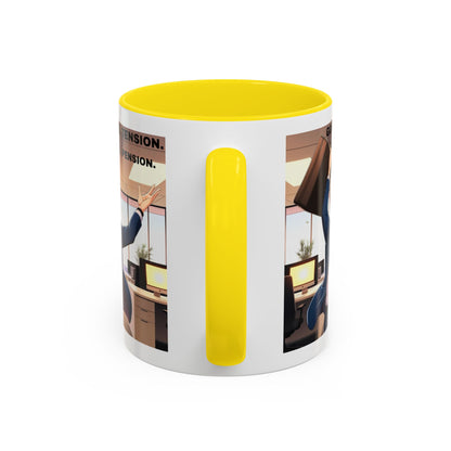 Retirement Celebration Coffee Mug - Goodbye Tension, Hello Pension!