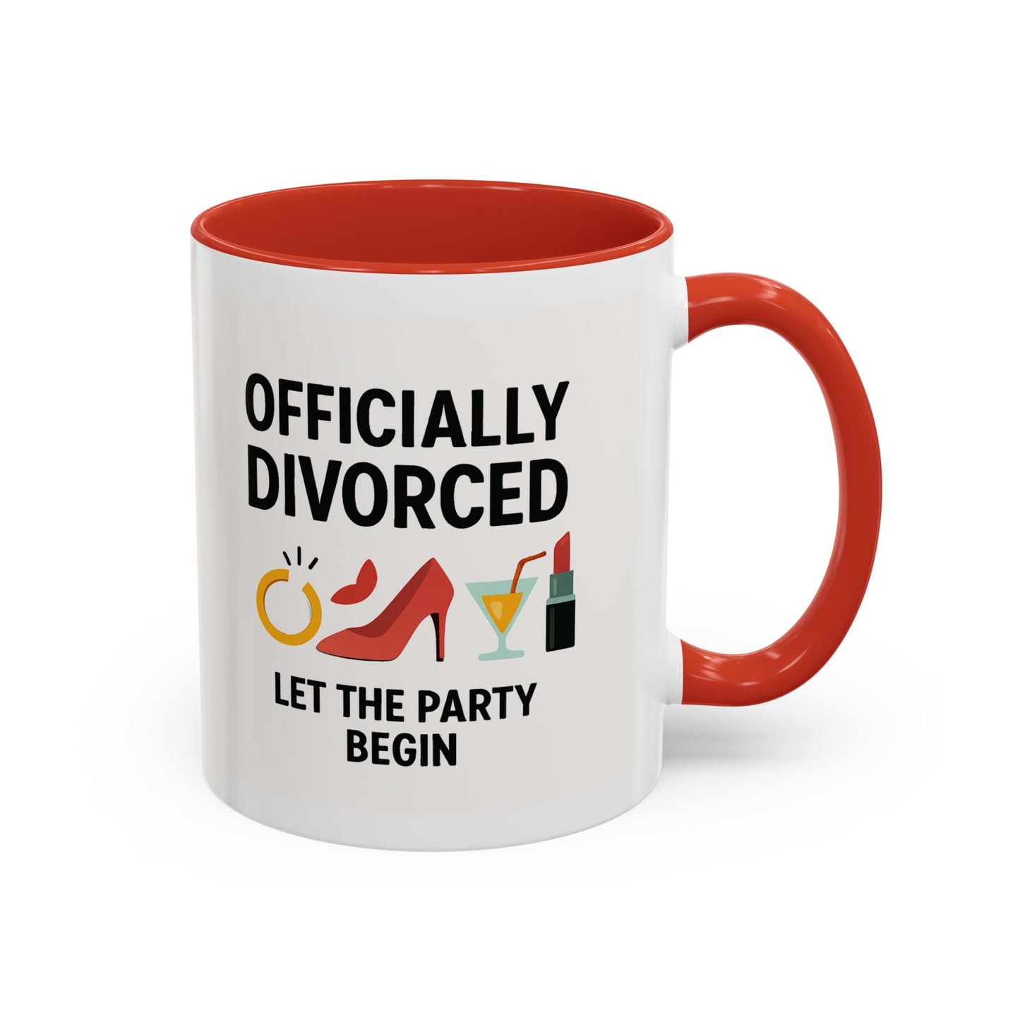 Officially Divorced Coffee Mug - Celebrate Freedom, Divorce Party Mug, Gift for Her, Sassy Humor, New Beginnings