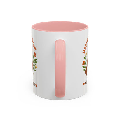 Happy Mother's Day Coffee Mug - Every Queen Deserves Her Day - Afro