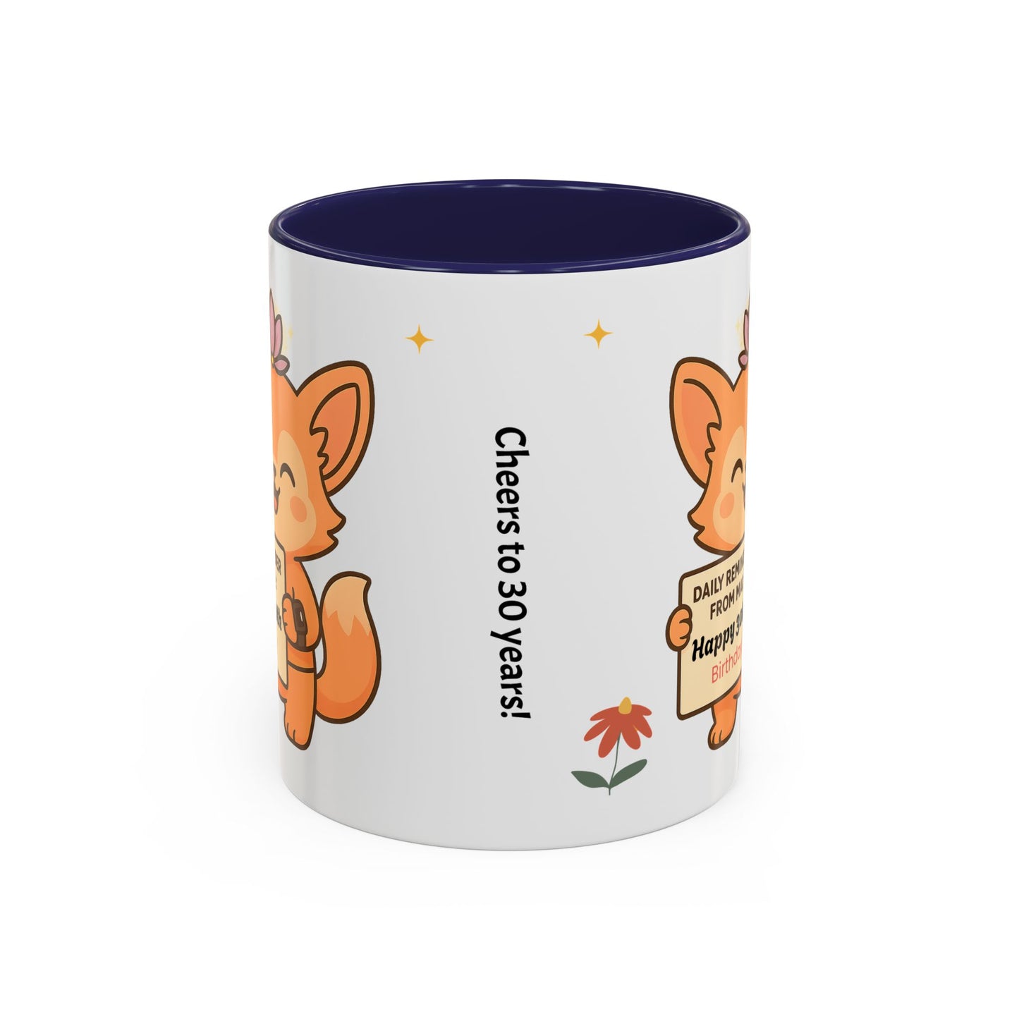 30th Birthday Coffee Mug - Gift for Milestones, Birthday Celebration