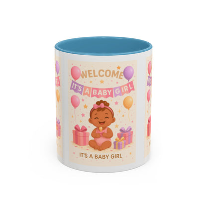 Welcome Baby Girl Coffee Mug – Celebrate with Style