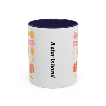 Welcome Baby Girl Coffee Mug | Cute Drinkware, Celebration Mug