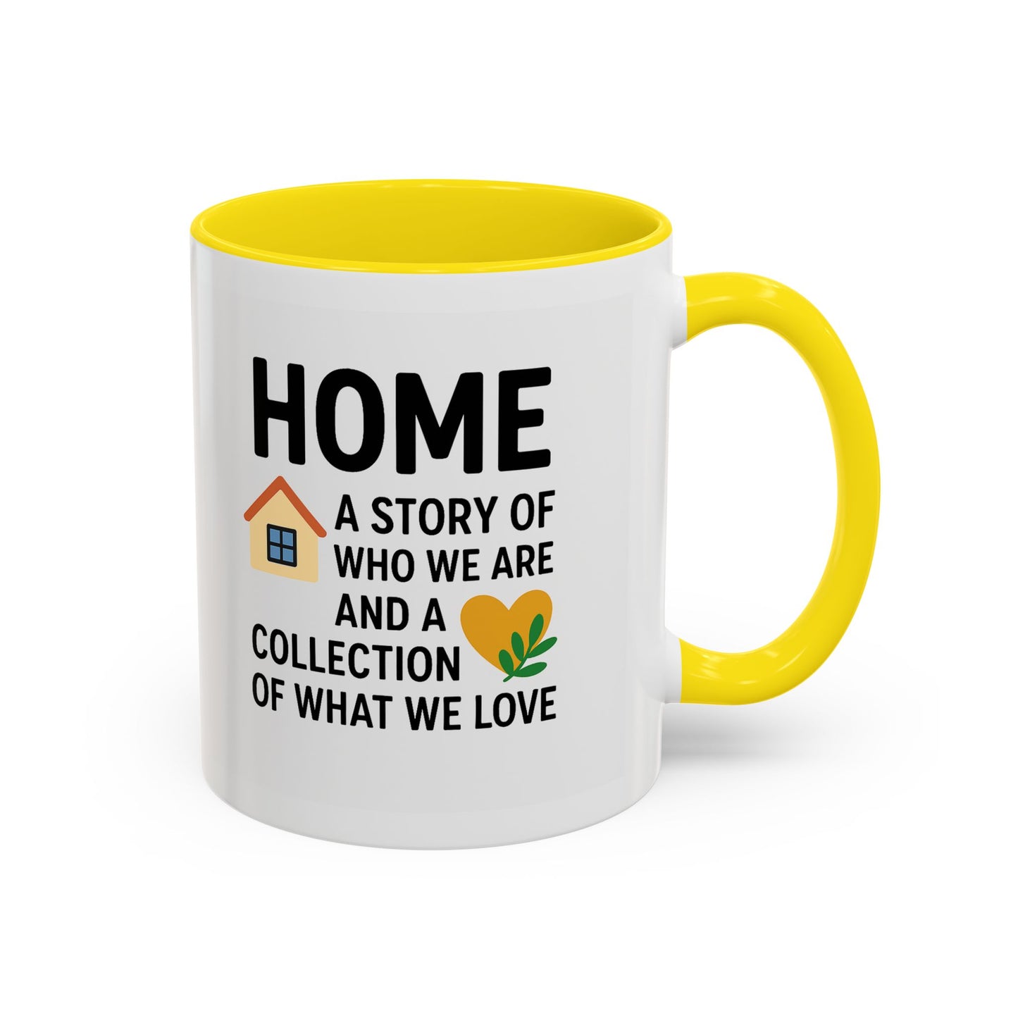 Home Story Accent Coffee Mug | 11 oz & 15 oz | Perfect Gift for New Homeowners