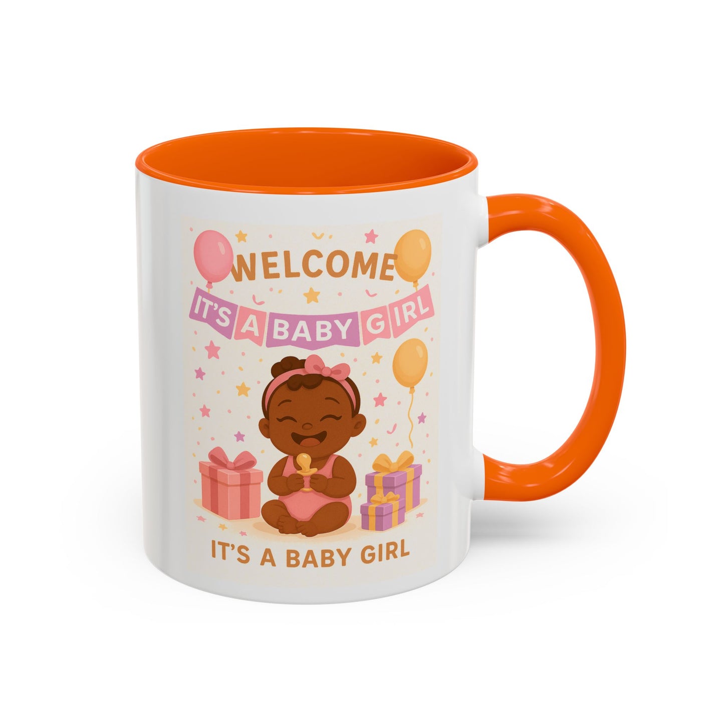Welcome Baby Girl Coffee Mug | Cute Drinkware, Celebration Mug