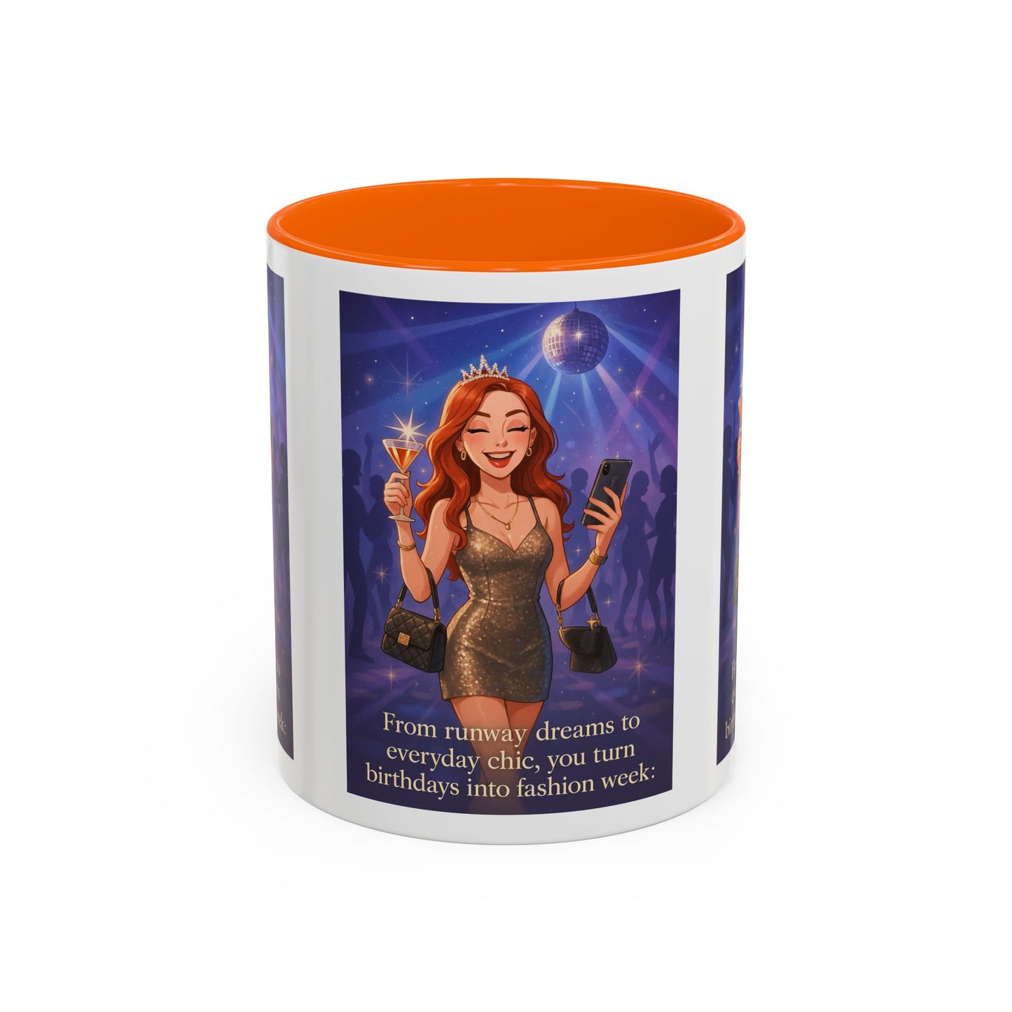 Chic Birthday Celebration Coffee Mug - Turn Birthdays into Fashion Week!