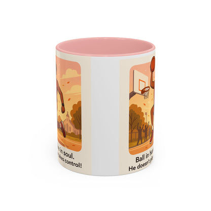 Basketball Motivational Coffee Mug for sport lovers - 11oz & 15oz with Inspirational Quote