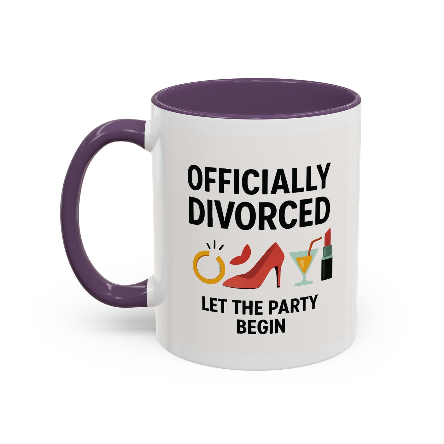Officially Divorced Coffee Mug - Celebrate Freedom, Divorce Party Mug, Gift for Her, Sassy Humor, New Beginnings