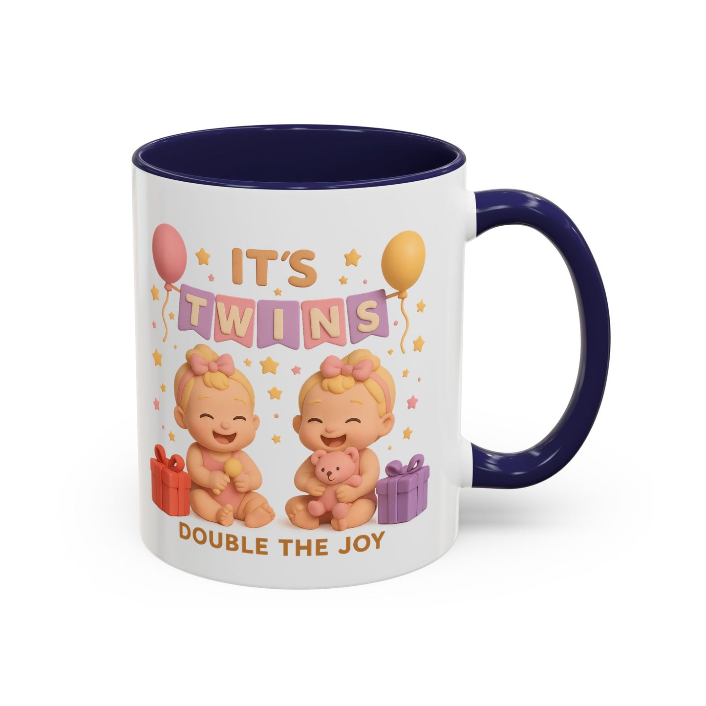 Twins girls - Celebration Coffee Mug - Double the Joy
